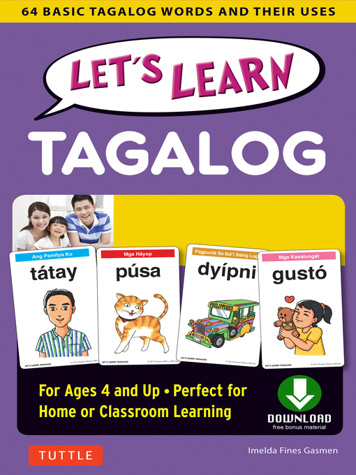 Imagen de portada para Let's Learn Tagalog Ebook